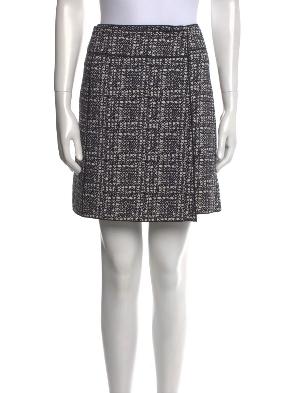 Marc Jacobs Black & White Tweed Mini Skirt